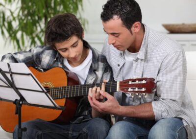 Teaching guitar